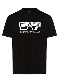 EA7 Emporio Armani T-shirt męski Mężczyźni Bawełna czarny nadruk ze sklepu vangraaf w kategorii T-shirty męskie - zdjęcie 162832712