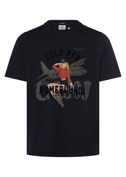 Aeronautica T-shirt męski Mężczyźni Bawełna granatowy nadruk ze sklepu vangraaf w kategorii T-shirty męskie - zdjęcie 162832780
