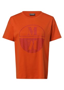 MOS MOSH T-shirt damski Kobiety Bawełna pomarańczowy nadruk ze sklepu vangraaf w kategorii Bluzki damskie - zdjęcie 162832784