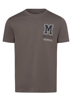 Mustang T-shirt męski Mężczyźni Bawełna szary jednolity ze sklepu vangraaf w kategorii T-shirty męskie - zdjęcie 162832820