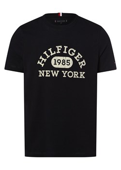 Tommy Hilfiger T-shirt męski Mężczyźni Bawełna granatowy nadruk ze sklepu vangraaf w kategorii T-shirty męskie - zdjęcie 162832864