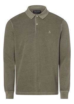 Marc O'Polo Męska koszulka polo Mężczyźni Bawełna oliwkowy jednolity ze sklepu vangraaf w kategorii T-shirty męskie - zdjęcie 162832990