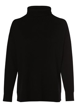 Max Mara Leisure Sweter damski Kobiety drobna dzianina czarny jednolity ze sklepu vangraaf w kategorii Swetry damskie - zdjęcie 162833041