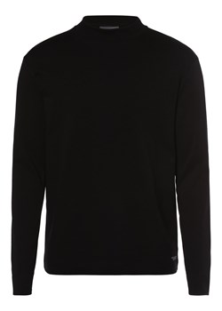 Drykorn Męska koszulka z długim rękawem Mężczyźni Dżersej czarny jednolity ze sklepu vangraaf w kategorii T-shirty męskie - zdjęcie 162833072