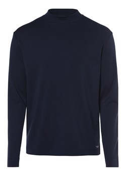Drykorn Męska koszulka z długim rękawem Mężczyźni Dżersej granatowy jednolity ze sklepu vangraaf w kategorii T-shirty męskie - zdjęcie 162833073