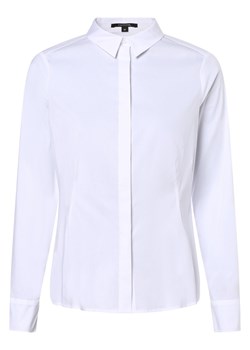 comma Bluzka damska Kobiety biały jednolity ze sklepu vangraaf w kategorii Koszule damskie - zdjęcie 162833134