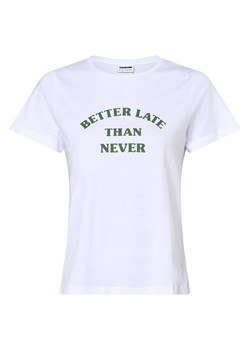 Noisy May T-shirt kobiety Kobiety Bawełna biały nadruk ze sklepu vangraaf w kategorii Bluzki damskie - zdjęcie 162833280