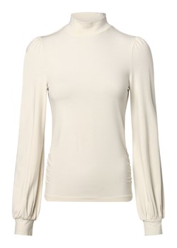 Vila Damska koszulka z długim rękawem Kobiety Modal piaskowy jednolity ze sklepu vangraaf w kategorii Bluzki damskie - zdjęcie 162833303