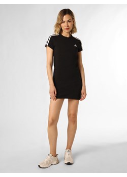 adidas Sportswear Sukienka damska Kobiety Bawełna czarny jednolity ze sklepu vangraaf w kategorii Sukienki - zdjęcie 162833430