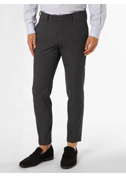 Strellson Męskie spodnie od garnituru modułowego Mężczyźni Slim Fit Sztuczne włókno granatowy wzorzysty ze sklepu vangraaf w kategorii Spodnie męskie - zdjęcie 162833441