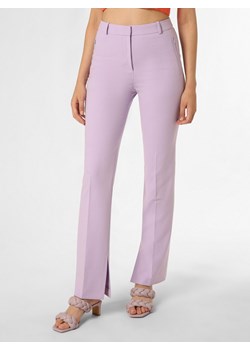 HUGO Spodnie Kobiety bzowy jednolity ze sklepu vangraaf w kategorii Spodnie damskie - zdjęcie 162833460