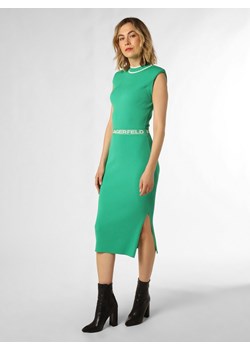 KARL LAGERFELD Sukienka damska Kobiety zielony jednolity ze sklepu vangraaf w kategorii Sukienki - zdjęcie 162833510