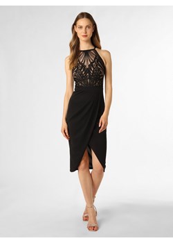 Lipsy Damska sukienka koktajlowa Kobiety Sztuczne włókno czarny jednolity ze sklepu vangraaf w kategorii Sukienki - zdjęcie 162833543