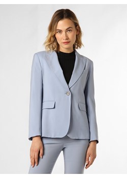 Max Mara Weekend Blezer damski wełna ze strzyży jasnoniebieski jednolity ze sklepu vangraaf w kategorii Marynarki damskie - zdjęcie 162833562