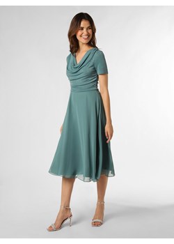 Vera Mont Damska sukienka wieczorowa Kobiety Szyfon cyjan jednolity ze sklepu vangraaf w kategorii Sukienki - zdjęcie 162833882