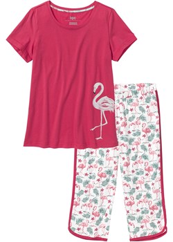 Piżama ze spodniami 3/4 ze sklepu bonprix w kategorii Piżamy damskie - zdjęcie 162834674