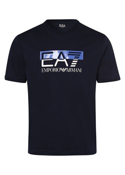 EA7 Emporio Armani T-shirt męski Mężczyźni Bawełna granatowy nadruk ze sklepu vangraaf w kategorii T-shirty męskie - zdjęcie 162845123