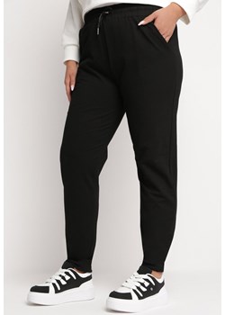 Czarne Spodnie Dresowe Joggery z Wsuwanymi Kieszeniami Davidora ze sklepu Born2be Odzież w kategorii Spodnie damskie - zdjęcie 162845142