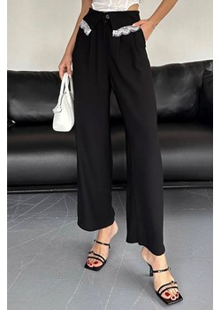 Spodnie damskie FELMORDA BLACK ze sklepu Ivet Shop w kategorii Spodnie damskie - zdjęcie 162845523