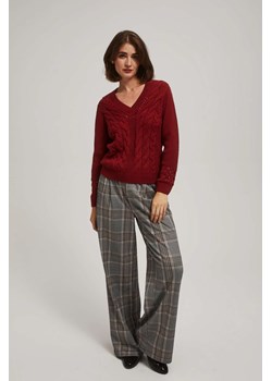 Sweter z ażurowymi rękawami ze sklepu Moodo.pl w kategorii Swetry damskie - zdjęcie 162852183
