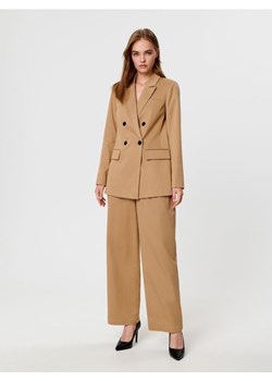 Sinsay - Spodnie tkaninowe - beżowy ze sklepu Sinsay w kategorii Spodnie damskie - zdjęcie 162856311