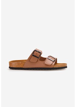 Camelowe klapki męskie Telvis ze sklepu Zapatos w kategorii Klapki męskie - zdjęcie 162858724