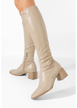 Khaki kozaki za kolano Anya V2 ze sklepu Zapatos w kategorii Kozaki damskie - zdjęcie 162858942