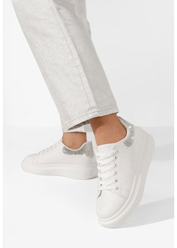 Białe sneakersy damskie Almeira ze sklepu Zapatos w kategorii Trampki damskie - zdjęcie 162858953