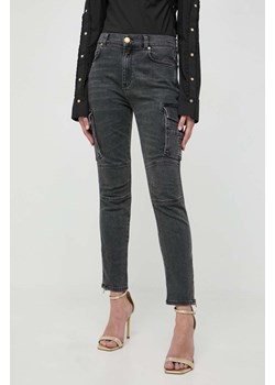 Pinko jeansy damskie kolor szary 101983.A0AE ze sklepu ANSWEAR.com w kategorii Jeansy damskie - zdjęcie 162860964
