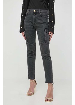Pinko jeansy damskie kolor szary ze sklepu ANSWEAR.com w kategorii Jeansy damskie - zdjęcie 162860964