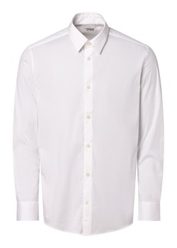 Drykorn Koszula męska Mężczyźni Slim Fit Bawełna biały jednolity ze sklepu vangraaf w kategorii Koszule męskie - zdjęcie 162861141