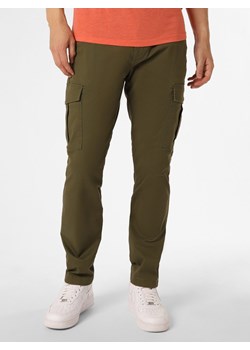 Tommy Jeans Spodnie Mężczyźni Bawełna oliwkowy jednolity ze sklepu vangraaf w kategorii Spodnie męskie - zdjęcie 162861154