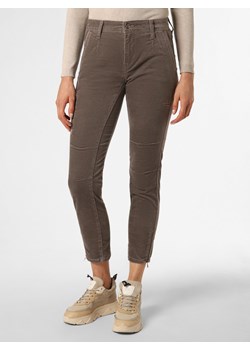 MAC Spodnie Kobiety Bawełna taupe jednolity ze sklepu vangraaf w kategorii Spodnie damskie - zdjęcie 162861191