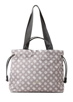 GUESS Torebka damska Kobiety beżowy wzorzysty ze sklepu vangraaf w kategorii Torby Shopper bag - zdjęcie 162861273