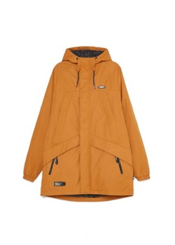 Cropp - Brązowa kurtka z kapturem - brązowy ze sklepu Cropp w kategorii Kurtki męskie - zdjęcie 162865534