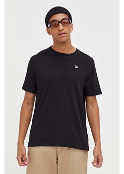 New Era t-shirt bawełniany kolor czarny gładki ze sklepu ANSWEAR.com w kategorii T-shirty męskie - zdjęcie 162866871