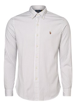 Polo Ralph Lauren Koszula męska Mężczyźni Modern Fit Bawełna biały w paski ze sklepu vangraaf w kategorii Koszule męskie - zdjęcie 162903242