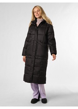 Aygill's Damski płaszcz pikowany Kobiety Sztuczne włókno czarny jednolity ze sklepu vangraaf w kategorii Płaszcze damskie - zdjęcie 162903353