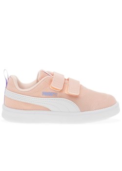 Buty Puma Courtflex V2 Mesh V Inf 37175913 - różowe ze sklepu streetstyle24.pl w kategorii Trampki dziecięce - zdjęcie 162906921