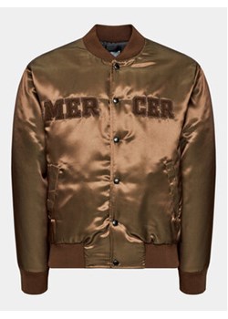 Mercer Amsterdam Kurtka bomber Unisex The Varsity MEAP233003 Brązowy Classic Fit ze sklepu MODIVO w kategorii Kurtki męskie - zdjęcie 162908834