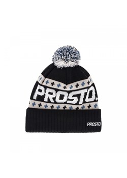 Męska czapka zimowa Prosto Natland - beżowa ze sklepu Sportstylestory.com w kategorii Czapki zimowe męskie - zdjęcie 162911843