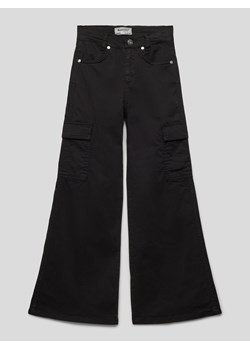 Spodnie materiałowe z nakładanymi kieszeniami ze sklepu Peek&Cloppenburg  w kategorii Spodnie dziewczęce - zdjęcie 162918063
