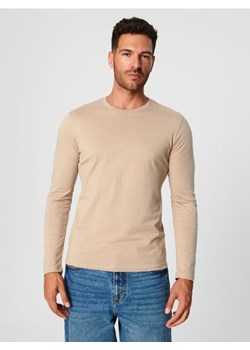 Sinsay - Koszulka z długimi rękawami - beżowy ze sklepu Sinsay w kategorii T-shirty męskie - zdjęcie 162922010