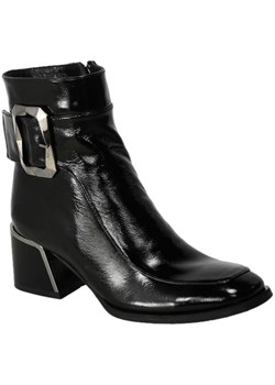 Botki Venezia 300016 Black Czarne ze sklepu EuroButy.com.pl w kategorii Botki - zdjęcie 162922301
