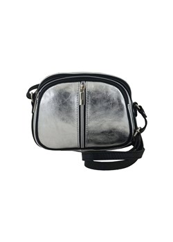 Mała torebka trzykomorowa - Srebrna ze sklepu butyolivier w kategorii Listonoszki - zdjęcie 162923213