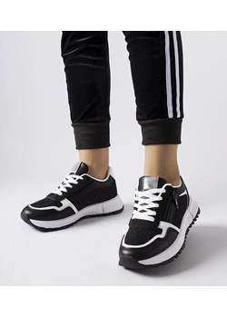 Czarne ozdobne sneakersy Camuzzoni ze sklepu gemre w kategorii Buty sportowe damskie - zdjęcie 162925874