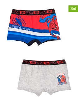 Spiderman Bokserki (2 pary) w kolorze szarym ze wzorem ze sklepu Limango Polska w kategorii Majtki dziecięce - zdjęcie 162926601