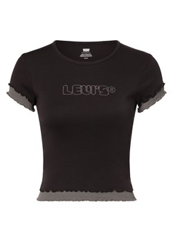 Levi's T-shirt damski Kobiety Bawełna czarny jednolity ze sklepu vangraaf w kategorii Bluzki damskie - zdjęcie 162934371