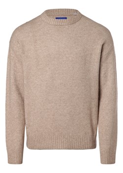 Jack & Jones Sweter męski Mężczyźni kitt jednolity ze sklepu vangraaf w kategorii Swetry męskie - zdjęcie 162934374