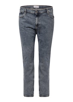 Calvin Klein Jeans Jeansy Mężczyźni Bawełna light stone jednolity ze sklepu vangraaf w kategorii Jeansy męskie - zdjęcie 162934413